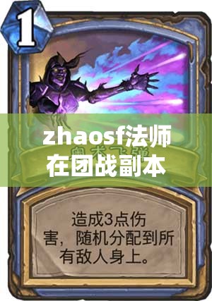 zhaosf法师在团战副本中一定要保存战斗值