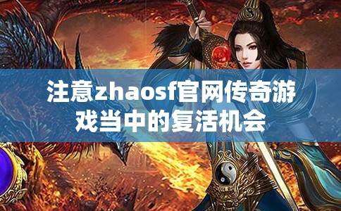 注意zhaosf官网传奇游戏当中的复活机会